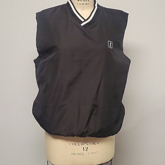 PGA Tour golf windbreaker vest w/ pockets, size M - Picture 1 of 5